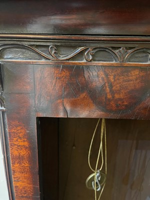Lot 15 - A George III mahogany longcase clock