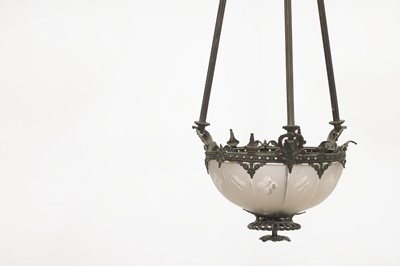 Lot 41 - A hanging ceiling light