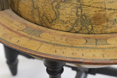 Lot 39 - A pair of terrestrial and celestial library globes by J & W Cary