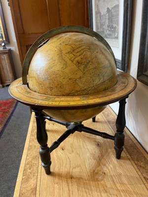 Lot 39 - A pair of terrestrial and celestial library globes by J & W Cary