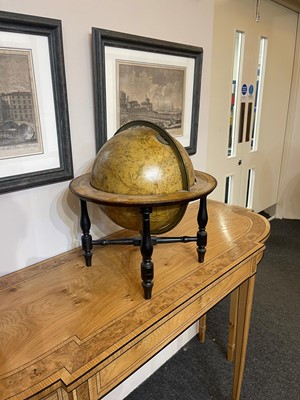 Lot 39 - A pair of terrestrial and celestial library globes by J & W Cary