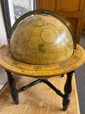 Lot 39 - A pair of terrestrial and celestial library globes by J & W Cary