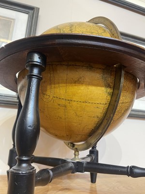 Lot 39 - A pair of terrestrial and celestial library globes by J & W Cary