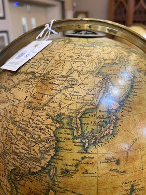 Lot 39 - A pair of terrestrial and celestial library globes by J & W Cary