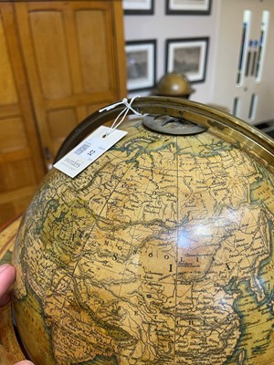 Lot 39 - A pair of terrestrial and celestial library globes by J & W Cary