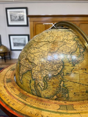 Lot 39 - A pair of terrestrial and celestial library globes by J & W Cary