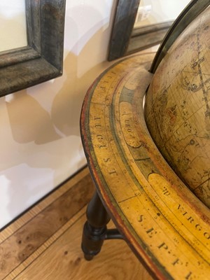 Lot 39 - A pair of terrestrial and celestial library globes by J & W Cary