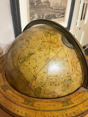 Lot 39 - A pair of terrestrial and celestial library globes by J & W Cary