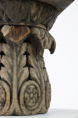 Lot 304 - A carved wooden corbel