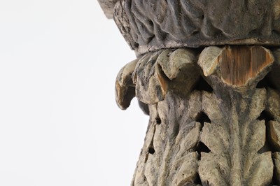 Lot 304 - A carved wooden corbel