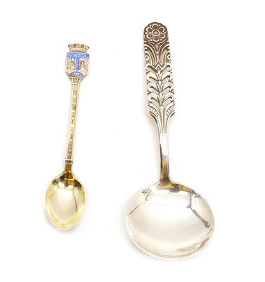 Lot 118 - A David Andersen silver spoon