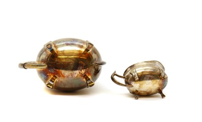 Lot 106 - A David Andersen silver tea service