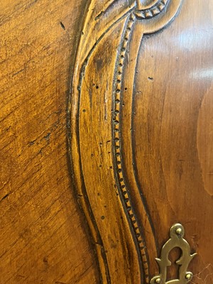 Lot 459 - A Louis XV provincial chestnut armoire