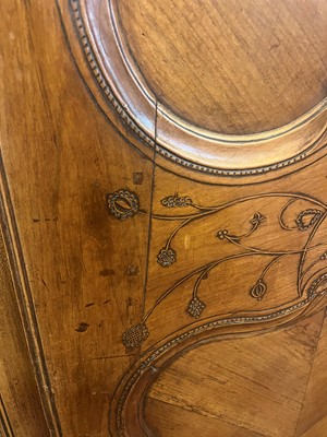 Lot 459 - A Louis XV provincial chestnut armoire