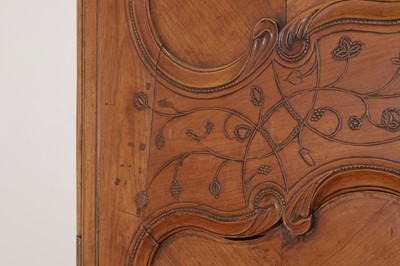 Lot 459 - A Louis XV provincial chestnut armoire