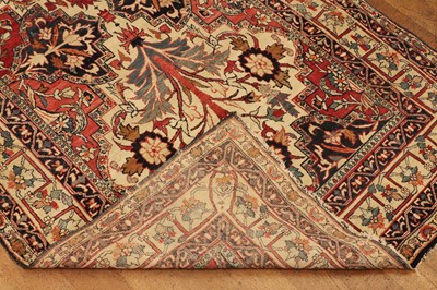 Lot 97 - ☘ A Kirman or Qom rug