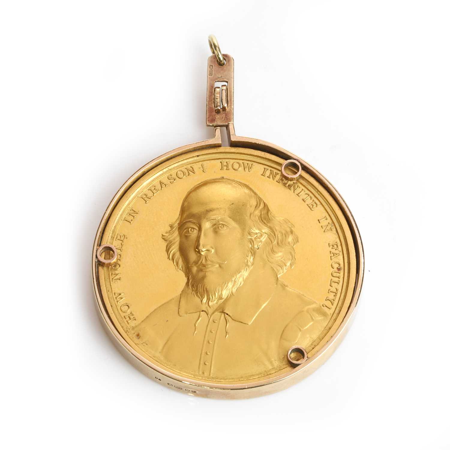 Lot 1265 - A Harrow School gold medal by L.C. Wyon, Great Britain, 1870