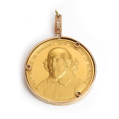 Lot 1265 - A Harrow School gold medal by L.C. Wyon, Great Britain, 1870