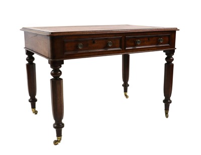 Lot 457 - A William IV mahogany desk