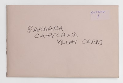 Lot 105 - Dame Barbara Cartland (1901-2000) Christmas cards