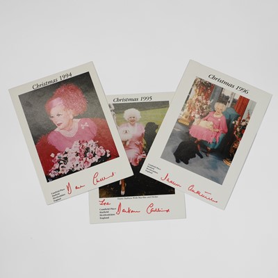 Lot 105 - Dame Barbara Cartland (1901-2000) Christmas cards