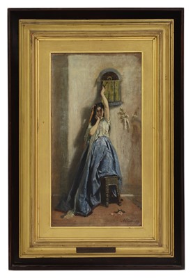 Lot 200 - Francesco Saverio Altamura (Italian, 1822-1897)