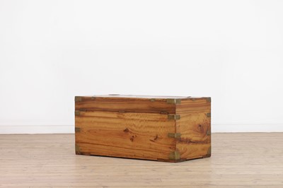 Lot 60 - An export camphor wood chest