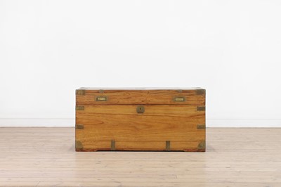 Lot 60 - An export camphor wood chest