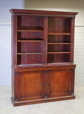Lot 430 - A George III mahogany bookcase