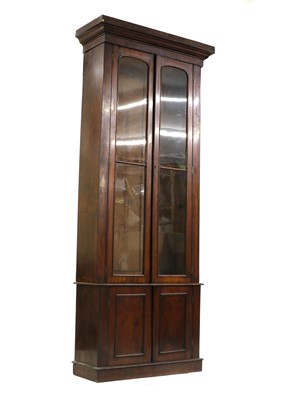 Lot 462 - A Victorian mahogany narrow bookcase