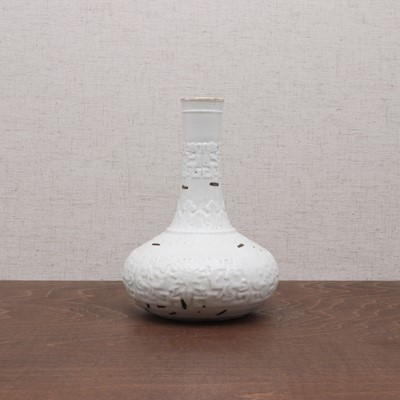 Lot 192 - A Chinese white glazed vase