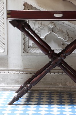 Lot 127 - A mahogany butler's tray