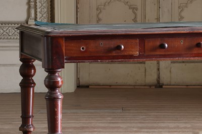 Lot 129 - ☘ A Victorian mahogany library table by James Shoolbred & Co.