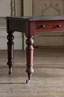 Lot 129 - ☘ A Victorian mahogany library table by James Shoolbred & Co.