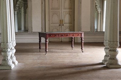 Lot 129 - ☘ A Victorian mahogany library table by James Shoolbred & Co.