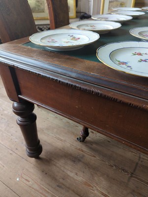 Lot 129 - ☘ A Victorian mahogany library table by James Shoolbred & Co.