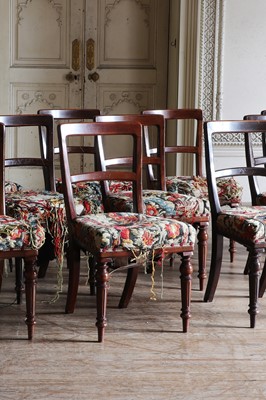 Lot 293 - ☘ A set of twelve Victorian mahogany parlour chairs