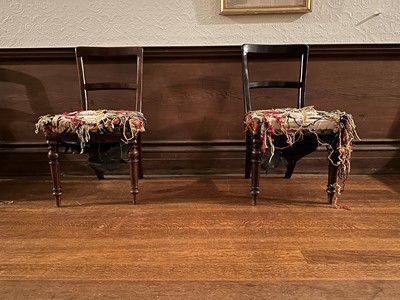 Lot 293 - ☘ A set of twelve Victorian mahogany parlour chairs
