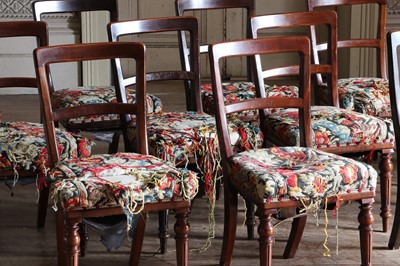 Lot 293 - ☘ A set of twelve Victorian mahogany parlour chairs