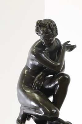 Lot 389 - A grand tour bronze figure after the antique