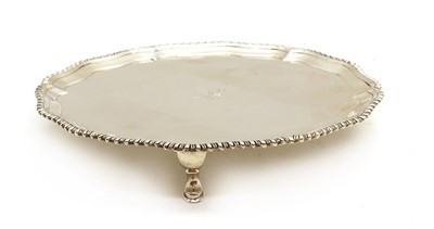 Lot 10A - A George III silver salver
