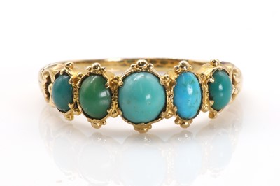 Lot 14 - A Victorian turquoise and rock crystal clasp converted to a pendant