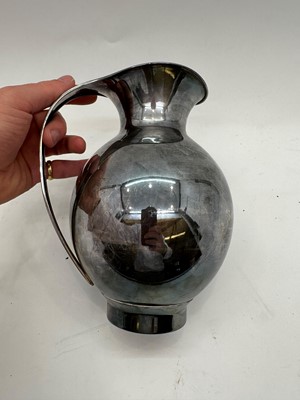 Lot 70 - A modern German 925 standard silver pitcher