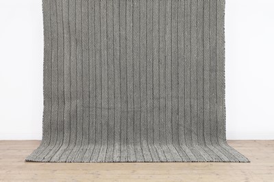 Lot 332 - An herringbone wool carpet