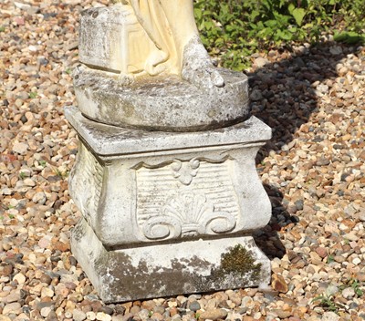 Lot 512 - A reconstituted stone garden statue