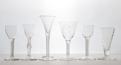 Lot 212 - A group of six glasses
