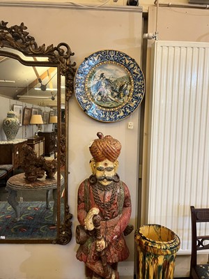 Lot 348 - An Urbino-style 'istoriato' maiolica charger