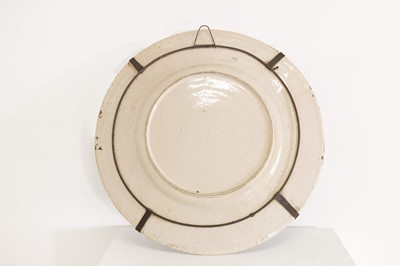 Lot 348 - An Urbino-style 'istoriato' maiolica charger