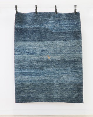 Lot 376A - A Gabbeh blue ground rug