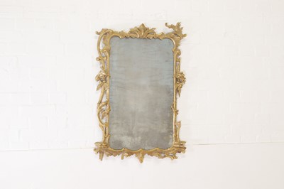 Lot 98 - A George III giltwood pier mirror